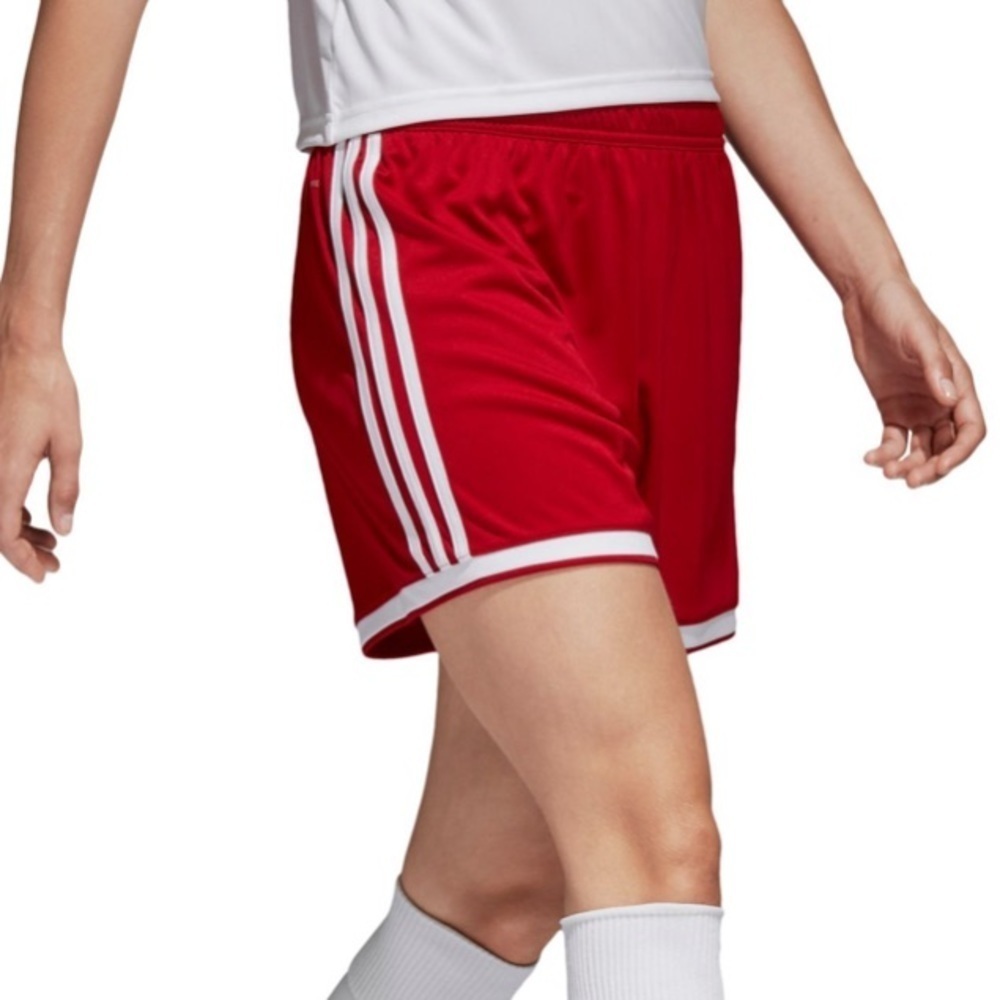 New Women’s Adidas Red Athletic Shorts